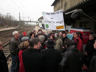 Bahnhofsbesichtigung ohne Folgen - vorerst