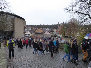 Neunter Klimastreik in Schwäbisch Hall